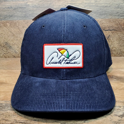 Puma x AP Arnold Palmer Corduroy Cap Deep Navy Snapback Golf Hat NWT