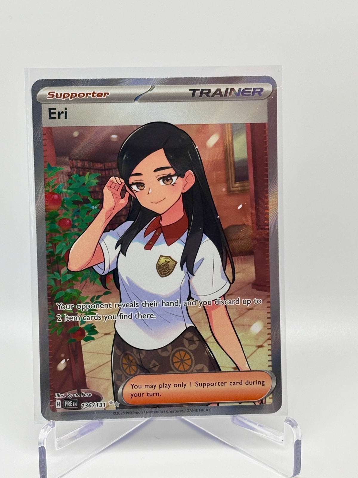 Eri - 136/131 Prismatic Evolutions Full Art Trainer - NM