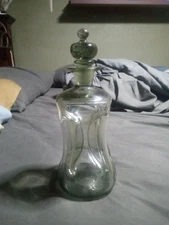 holmegaard kluk kluk decanter Smoke Color With Crown Stopper 5 X 11 In