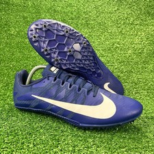 Nike Zoom Rival S 9 Men's 11 Cleats w/Spikes Navy White 907564 401 Racing Shoes