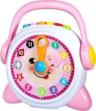 Learning Clock, Learn to Tell Time Clock for Kids  Toddlers Ages 3, 4, 5, 6 Yea