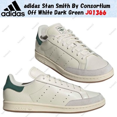 adidas Stan Smith By Consortium Off White Dark Green JQ1366 Men's Size
