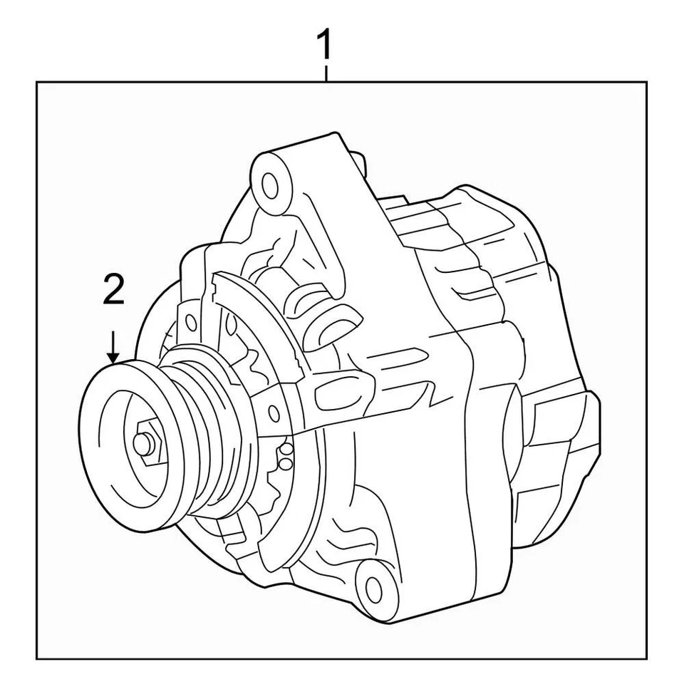 For Toyota Tundra 2011-2014 Toyota 2706031260 Alternator Foto 2 de 4