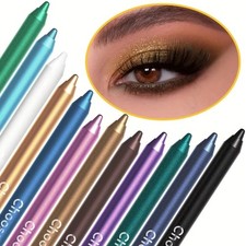 12PCS Waterproof Glitter Eyeliner Pen Set Shimmer Eye Makeup Kit AU