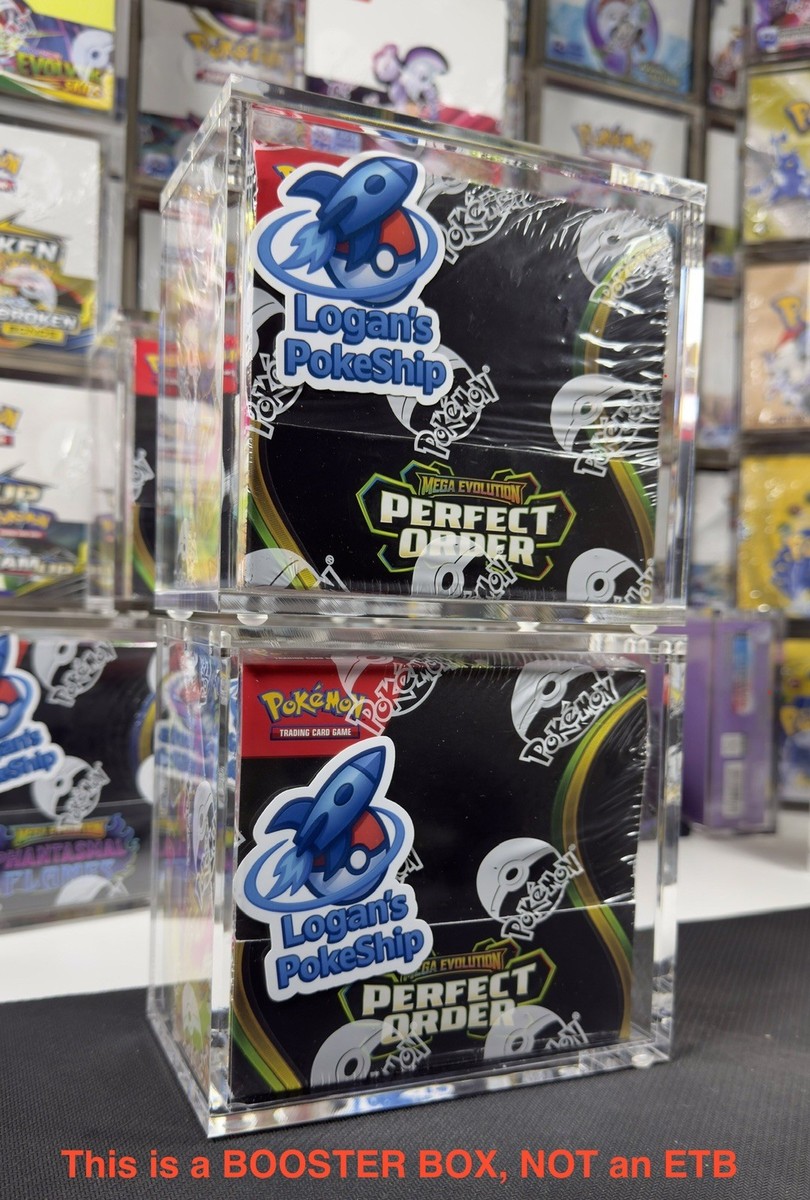 acrylic case for pokemon cards Dragonscale Wyrmprism Acrylic Booster Box Case-Sapphire-Ultra-Thick 8mm Acrylic Booster Box Display main image 1