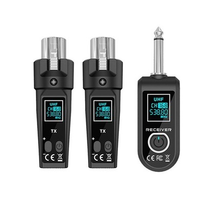 UHF-Mikrofon-Funkkonvertersystem XLR-Sender und Mikrofonempfänger für Dynam2769