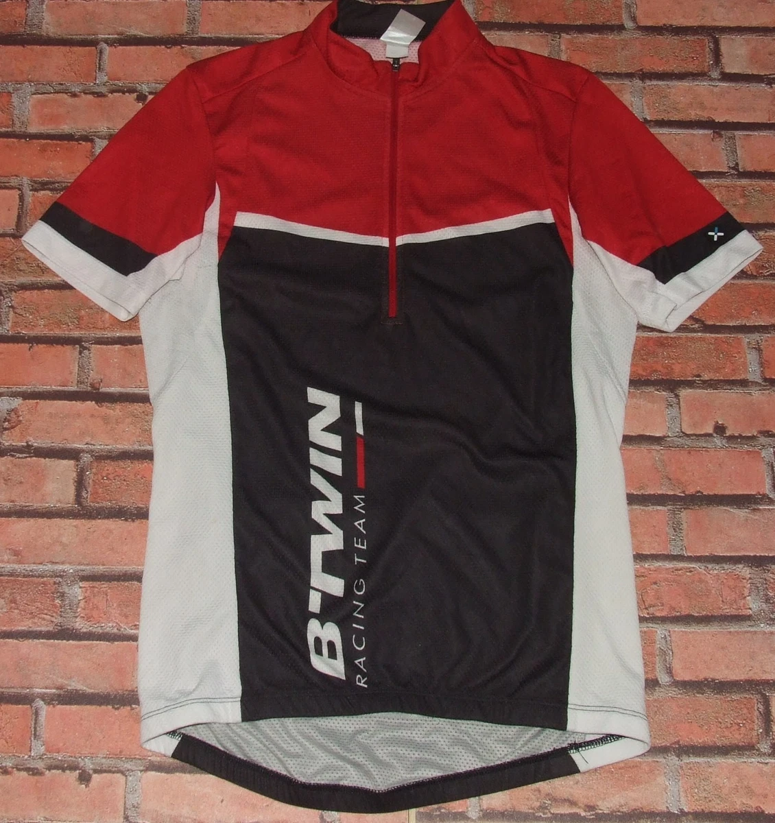 Maillot Cycliste Vintage SUNN LABBE Tarbes, Rouge, Taille S - Homme