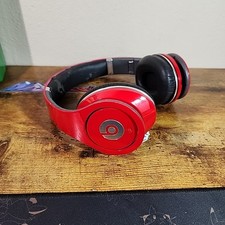 2008 Beats by Dr. Dre Studio 1st Gen Red Wired Headphones - Description
