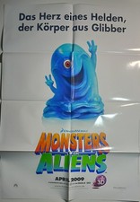 Filmplakat MONSTERS VS. ALIENS A1 Kinoposter Animation Dreamworks Voranzeige