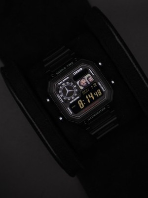 ''Merqaedes'' |  ️  | Custom Negative F1 CASIO AE-1200WHD | Royale | Watch MOD