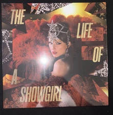 Taylor Swift Showgirl The Tiny Bubbles in Champagne Vinyl Record Pearlescent