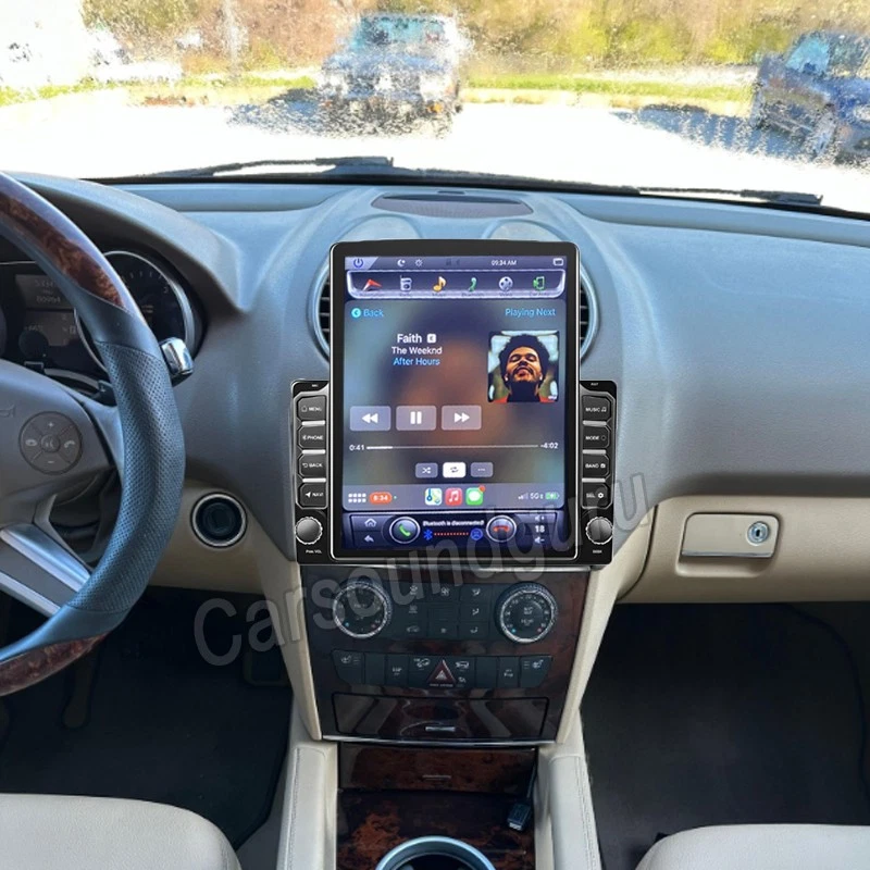 32G Car Radio Stereo CarPlay Android 15 For Mercedes-Benz ML350 GL450 2007-2011 Foto 3 de 4