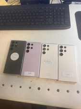 4 Samsung Galaxy S23 Ultra SM-S918U 256 GB Unlocked Bad LCD