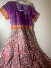 New Women Or Girls Ankara Dress ,Size Small Purple And Orange Combination.