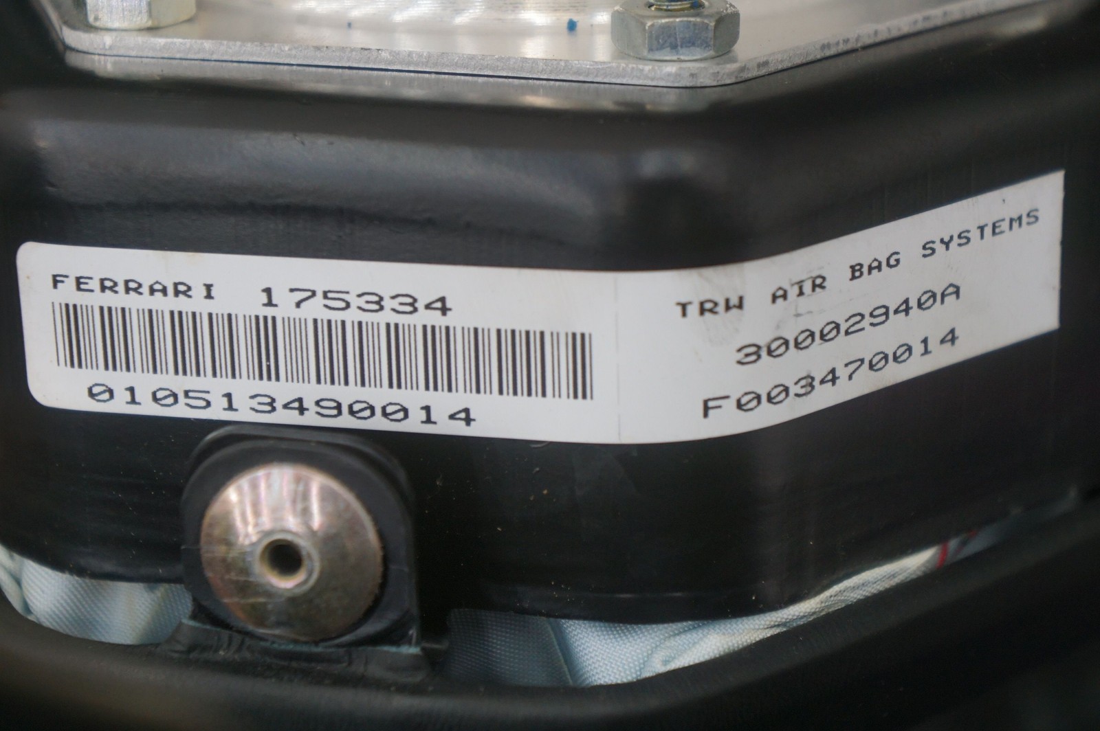 Front Left Driver Steering Wheel Airbag OEM 72021100 Ferrari 360 Modena 2001 550