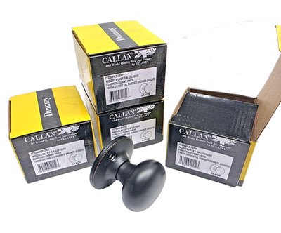Lot of 4 Callan by Delaney KS1057 Moel 115T-SA-US10BE Dummy Knob ORB