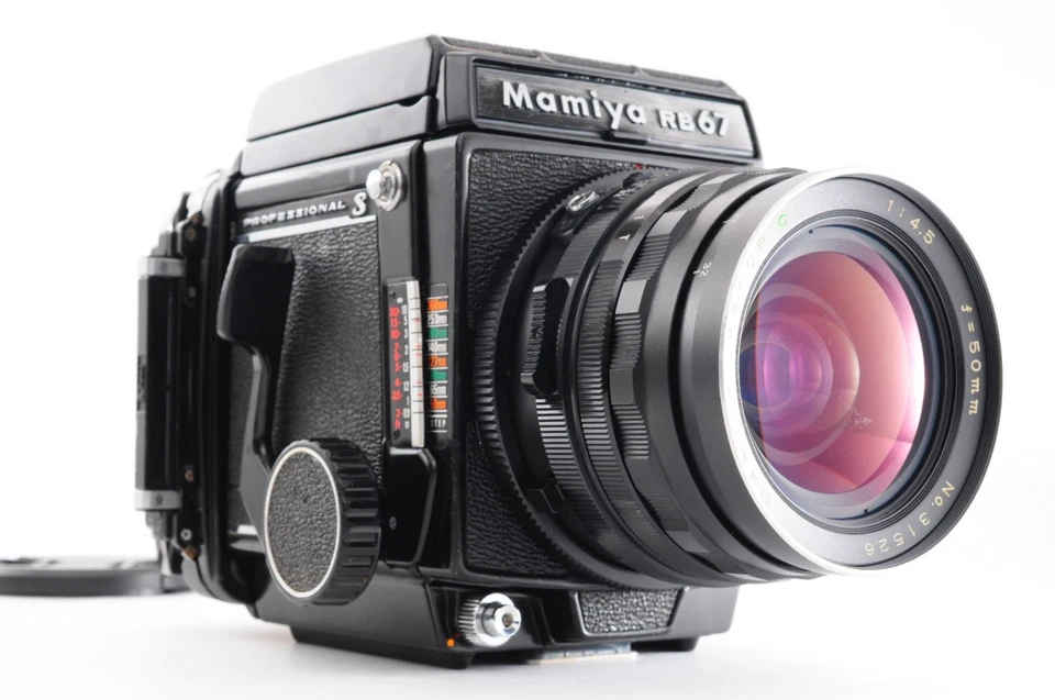 CLA'd LENS **Exc+5** Mamiya RB67 Pro S + Sekor C 50mm f/4.5 + 120 Filmback Japan - Image 2 of 4