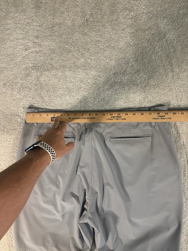 Pantalones Cortos de Golf FootJoy FJ Para Hombre Gris Sólido Frente Plano 38 8.5" Entrepierna Usados en Excelente Condición - Imagen 7 de 10