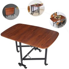 Multifunktions-Esstisch, klappbarer Küchentisch mit 6 Rädern, Küchentisch