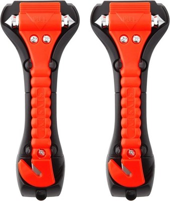 SINSEN Car Safety Hammer Set of 2 Emergency Escape Tool Auto Car Window Glass Ha