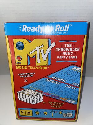 MTV GAME Ready To Roll The Music Throwback Party Game - Open Box Never Played