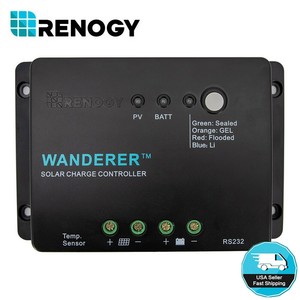 Renogy-Wanderer-Li-30A-PWM-Charge-Controller-12V-Negative-Ground-Solar-Regulator