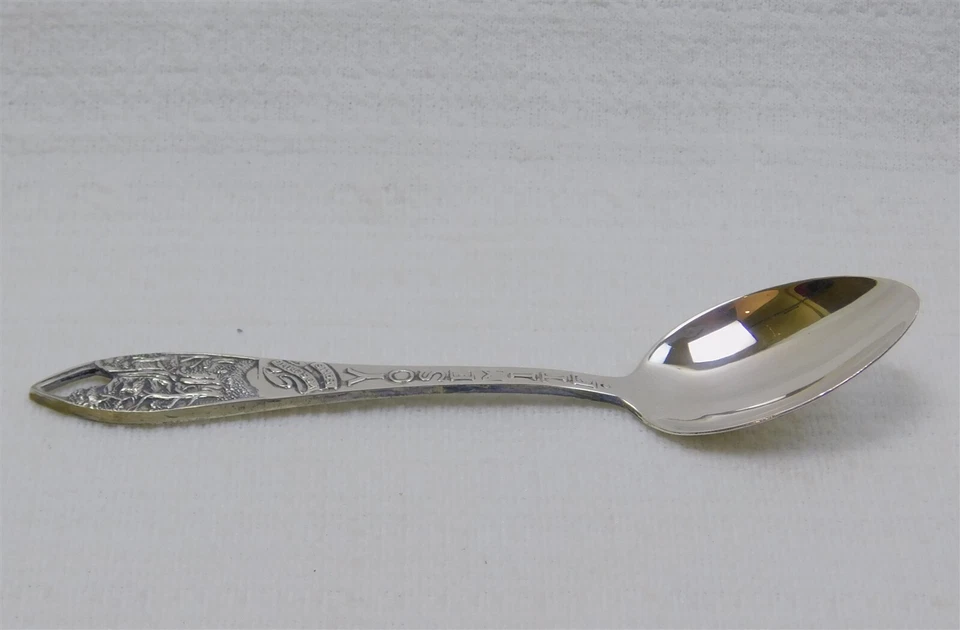 Ant Sterling Silver Yosemite Falls Souvenir Demitasse Spoon Bell Trading Post — 第 4/4 张图片