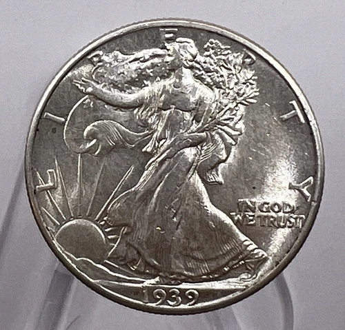 1939 50C Walking Liberty Half Dollar BU - 24887