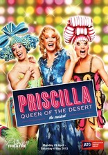 Jason Donovan "PRISCILLA QUEEN OF THE DESERT" 2013 Torquay, England Playbill