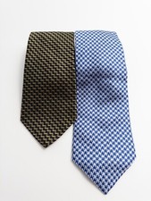 Set of 2 Express Tie Pointed Classic USA Made Wavy Zig Zag 59" x 3.75"