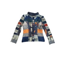 Vintage Lulu H Boho Hippie Knitted Jacket