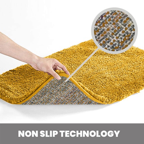 Non Slip Bath Mat Super Water Absorbent Bathroom Rugs Soft Toilet
