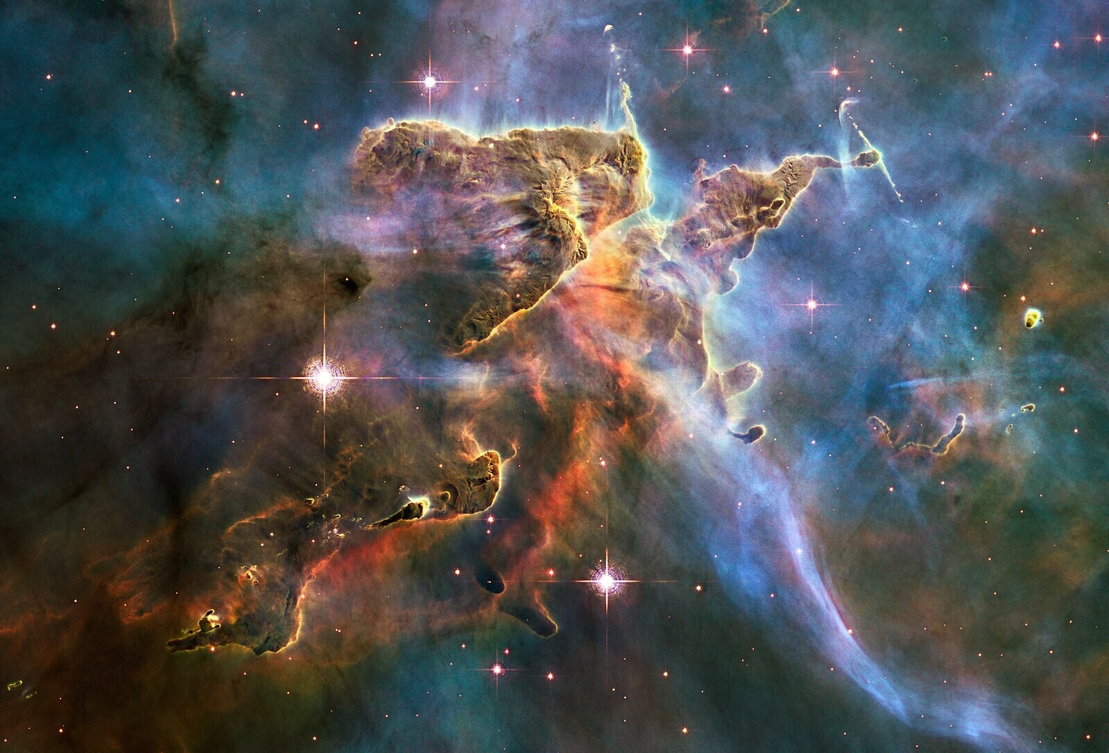 HUBBLE SPACE TELESCOPE CARINA NEBULA CANVAS 20""x30"" WALL ART PRINT