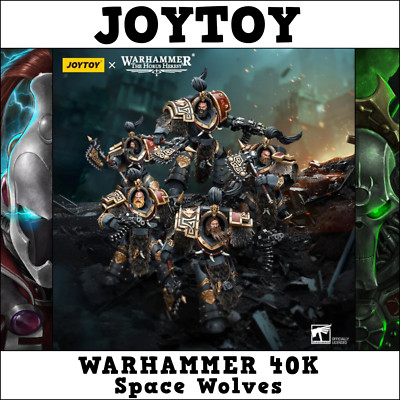 JOYTOY Warhammer Space Wolves Series Varagyr Wolf Guard Squad  AUF LAGER 