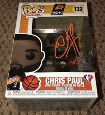 CHRIS PAUL SIGNED FUNKO POP JSA LOA AUTOGRAPH SUNS BASKETBALL PHOENIX AUTO CP3