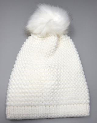 Juicy Couture Cream and White Knitted Hat Juicy Couture Women main image 4