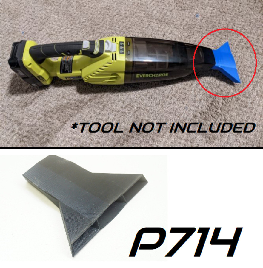 Wide Nozzle Attachment for Ryobi One+ Cordless Vacuum 18v (Fits