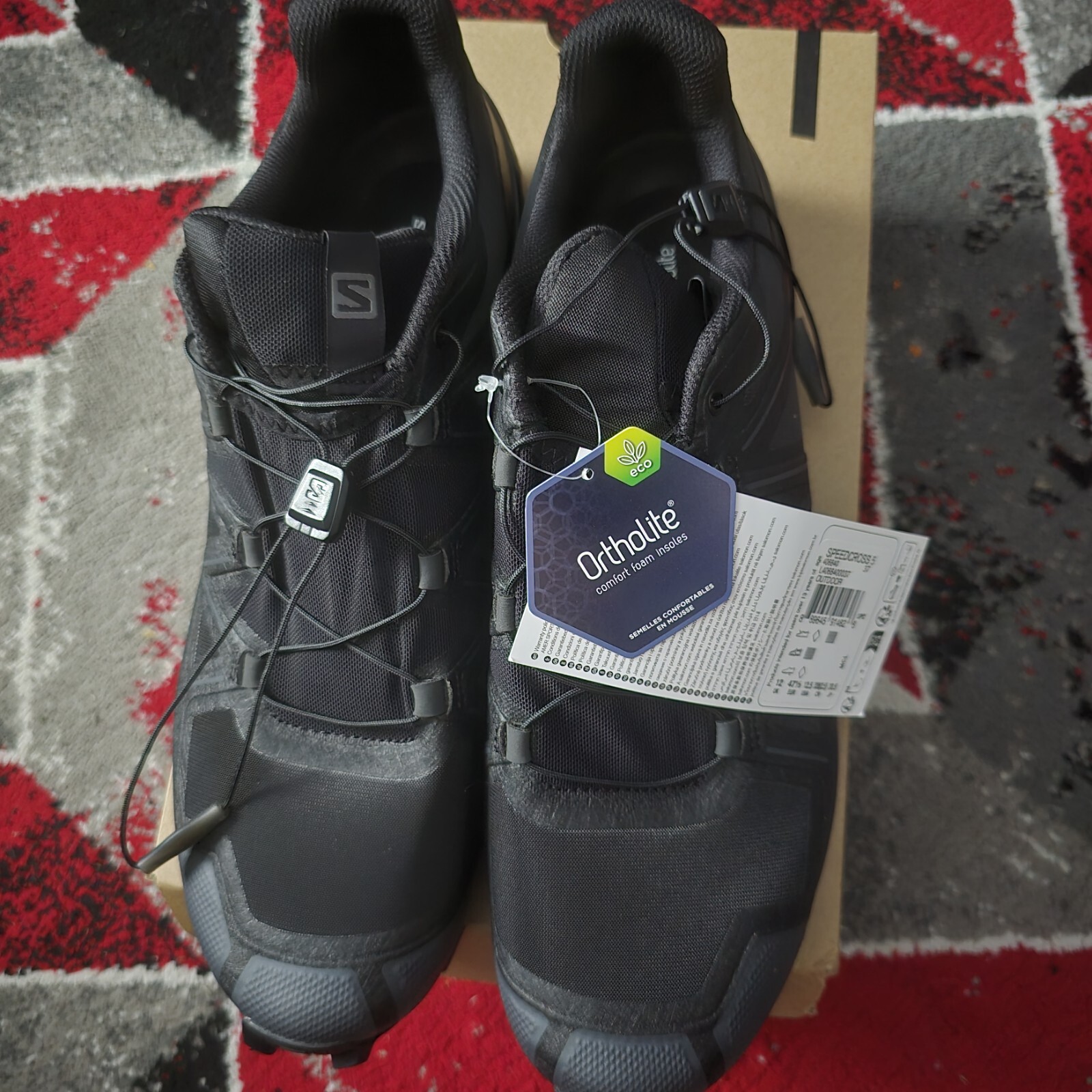 Salomon Speedcross 5 Scarpe da Trail Running Taglia 12.5 Nero Phantom