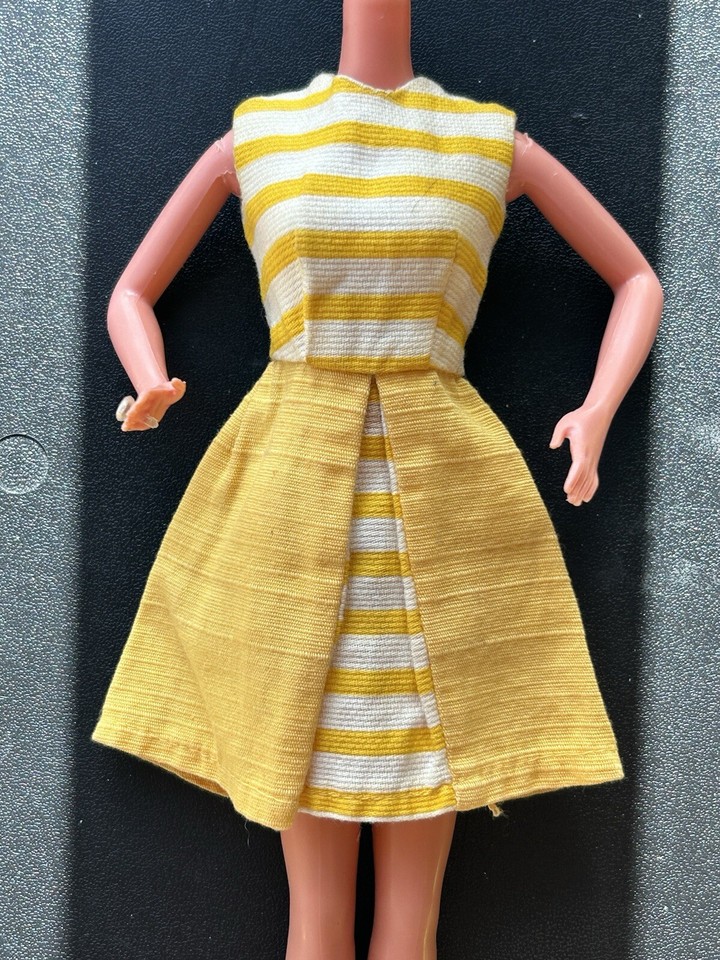 Lot Tammy Doll Sunny Stroller 9054 Ideal 1960s Yellow Dress & Mattel