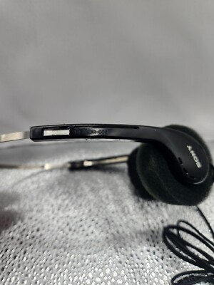 Vintage Sony Walkman Headphones Black Foam Adjustable Metal