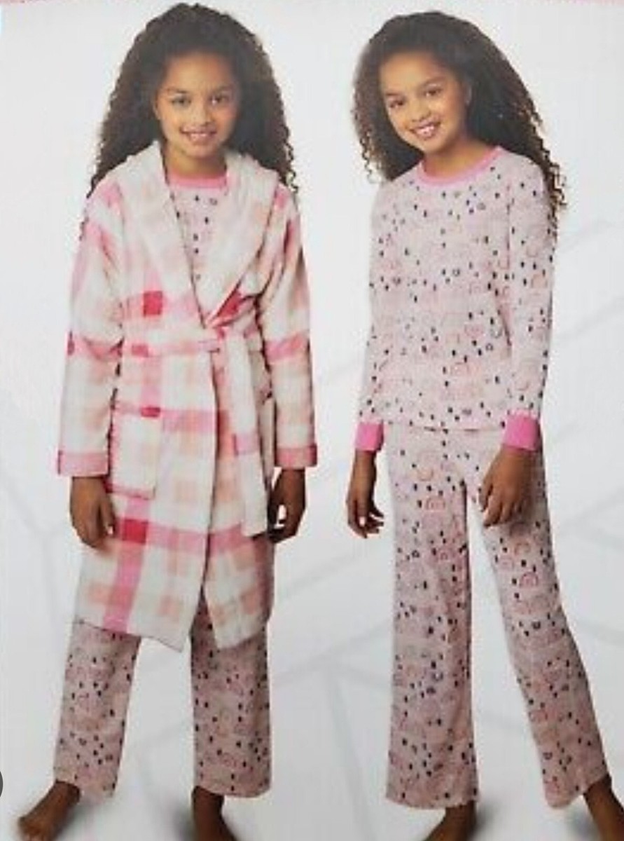 EDDIE BAUER PIECE SLEEP SET PIECE PAJAMA SET WITH ROBE