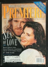PREMIERE Magazine March 1995 RENNY HARLIN / Geena Davis / Micheal Stipe