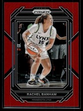 Rachel Banham 2023 Panini Prizm WNBA Red Prizm Card /199 #88