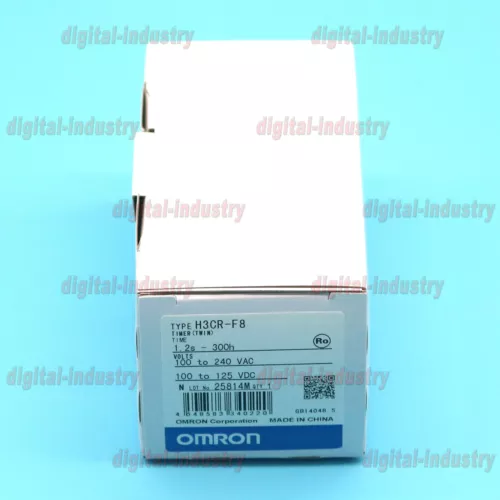 1PC New OMRON Timer H3CR-F8 ( H3CRF8 ) 100-240VAC In Box FREE SHIP