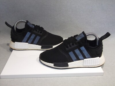 Adidas NMD_R1 J - S80206 (2016) Sneaker schwarz blau - Größe UK 5