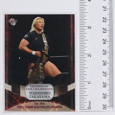 YOSHIHIRO TAKAYAMA No.67 - 2011 BBM Pro-Wrestling Trading Card | eBay