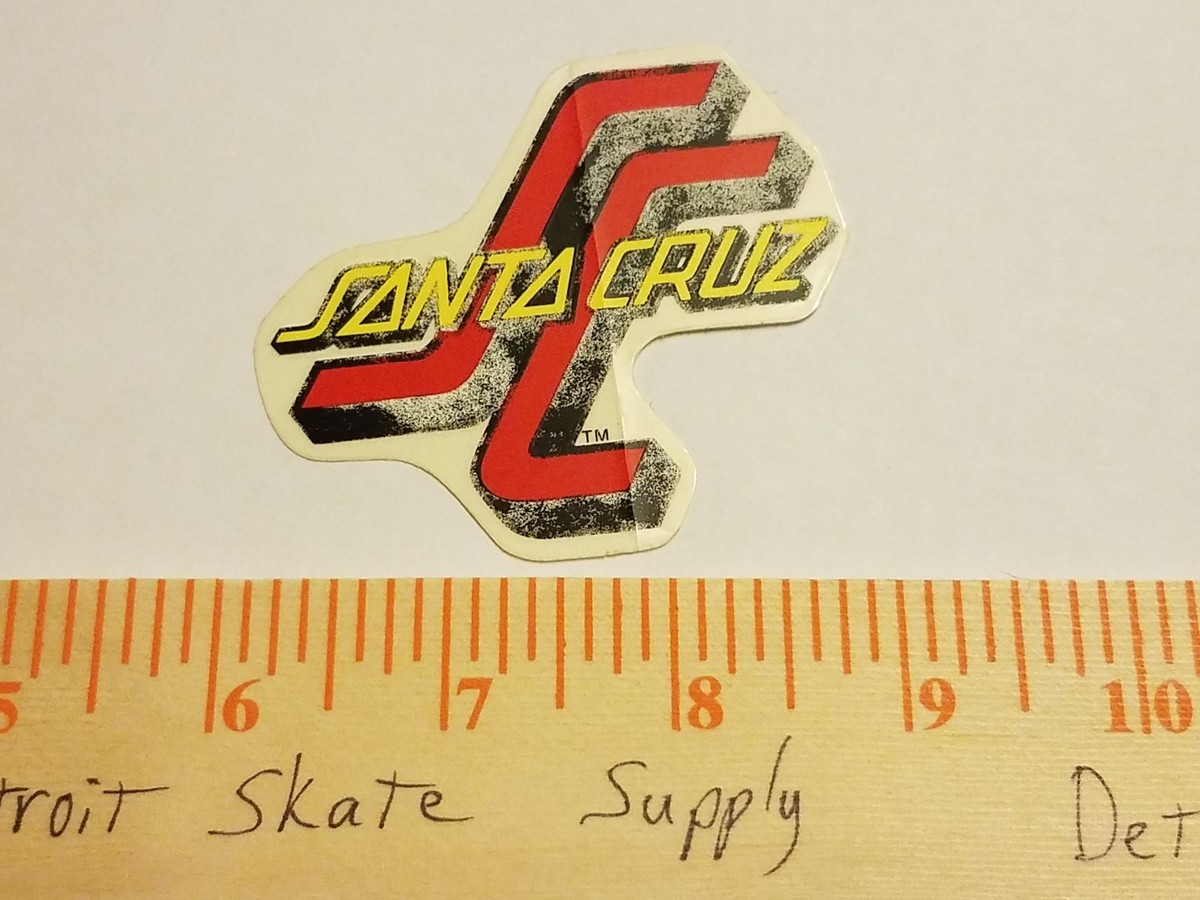 VTG 80's SANTA CRUZ SC LOGO JIM PHILLIPS MISPRINT NOS