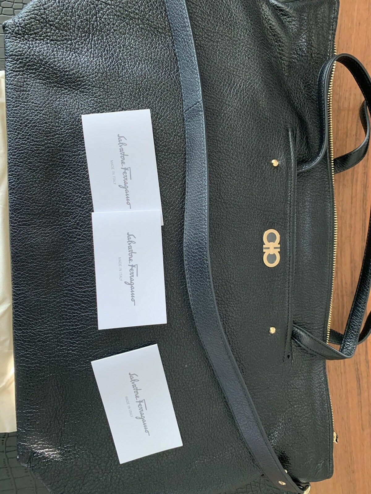 ferragamo travel tote