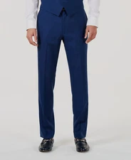 Marc New York Men's Blue Modern-Fit Suit Separate Pants Size 35W 33L