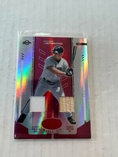 Geoff Jenkins 2004 Certified Dual Relic Red Card #68 Serial #107/250